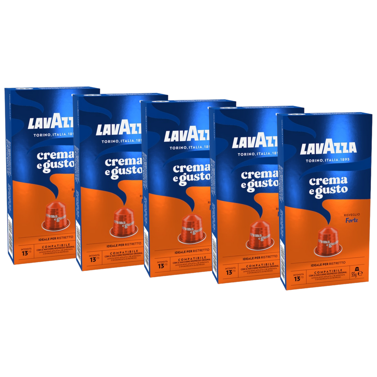 Lavazza Crema e Gusto Forte Pods 50 serves