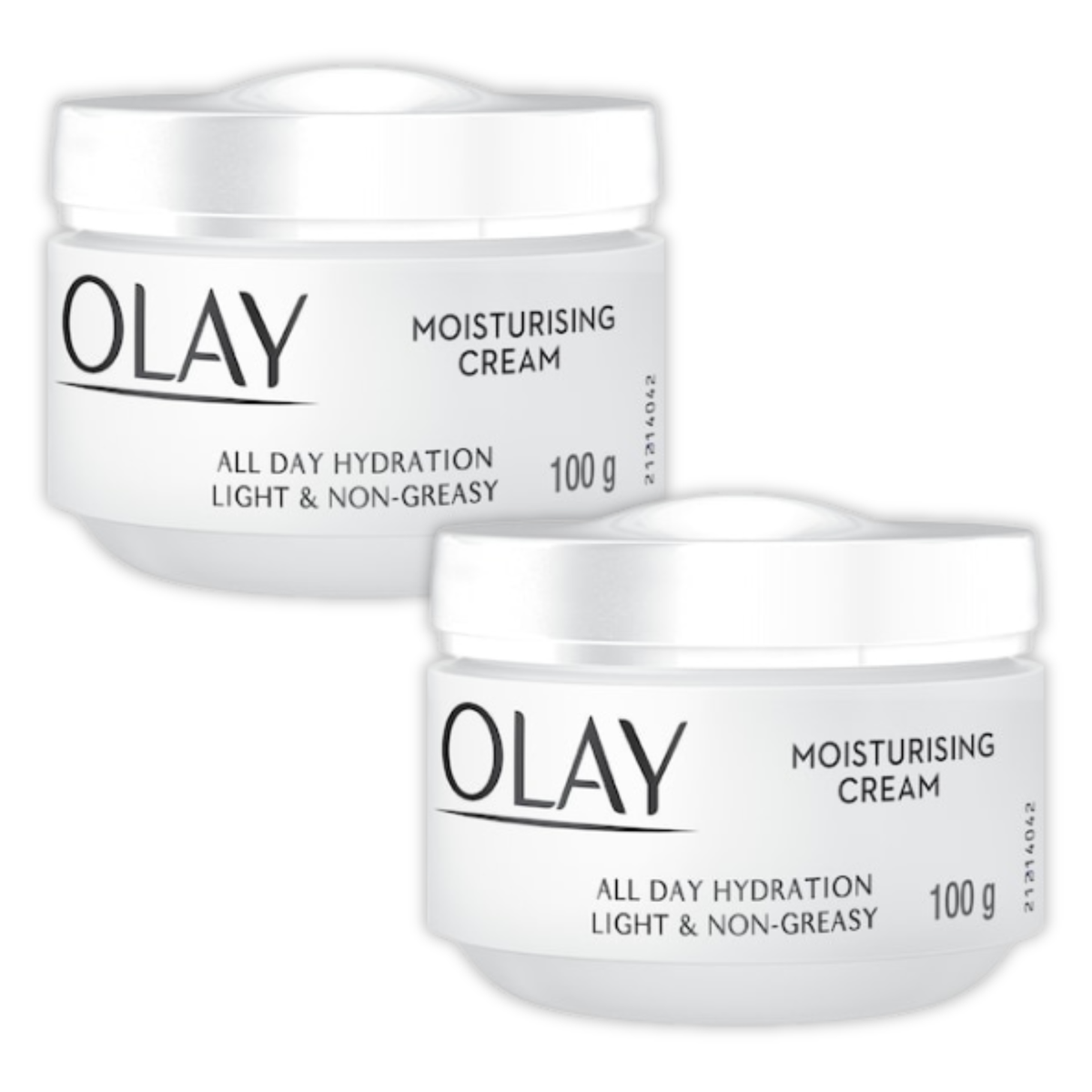 2 x Olay Moisturising Face Cream 100g