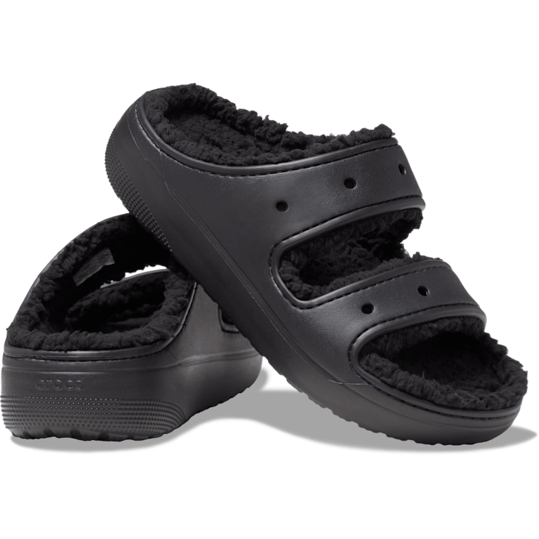 Crocs Classic Cozzzy Sandal - Black/Black