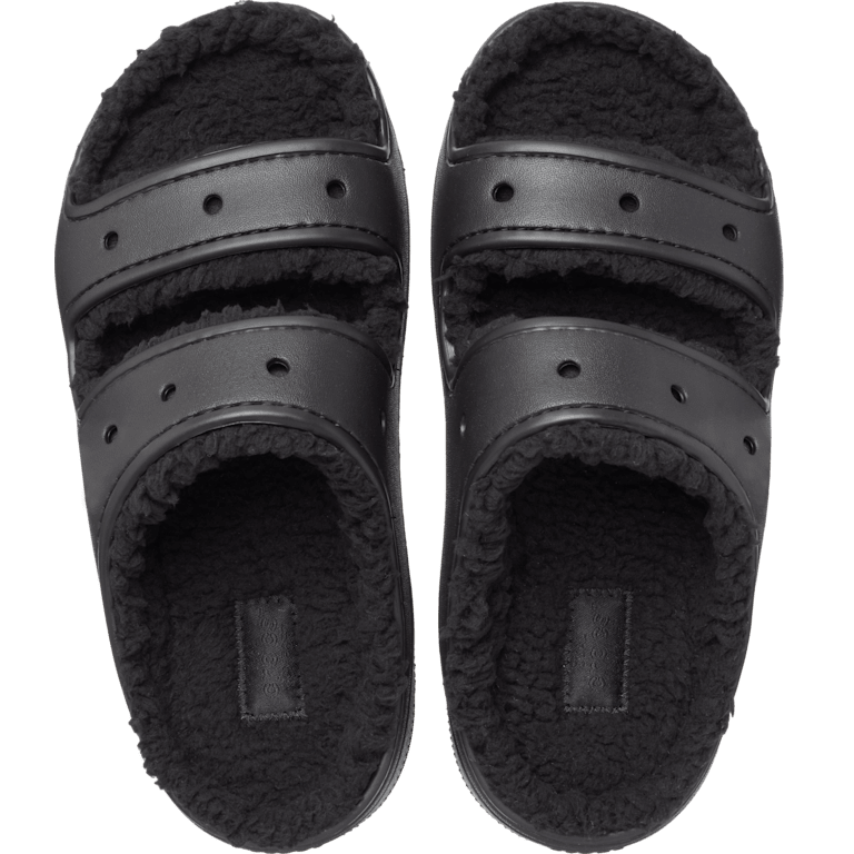 Crocs Classic Cozzzy Sandal - Black/Black