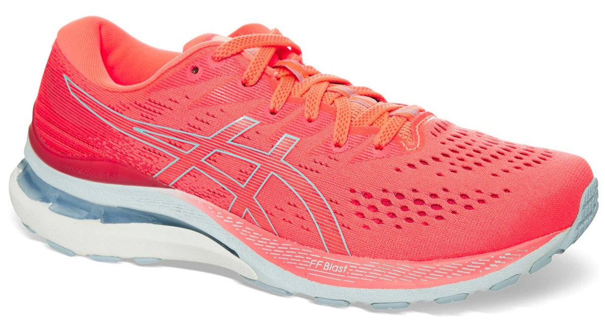 ASICS Women's GEL-Kayano 28 Running Shoes - Blazing Coral/Mist
