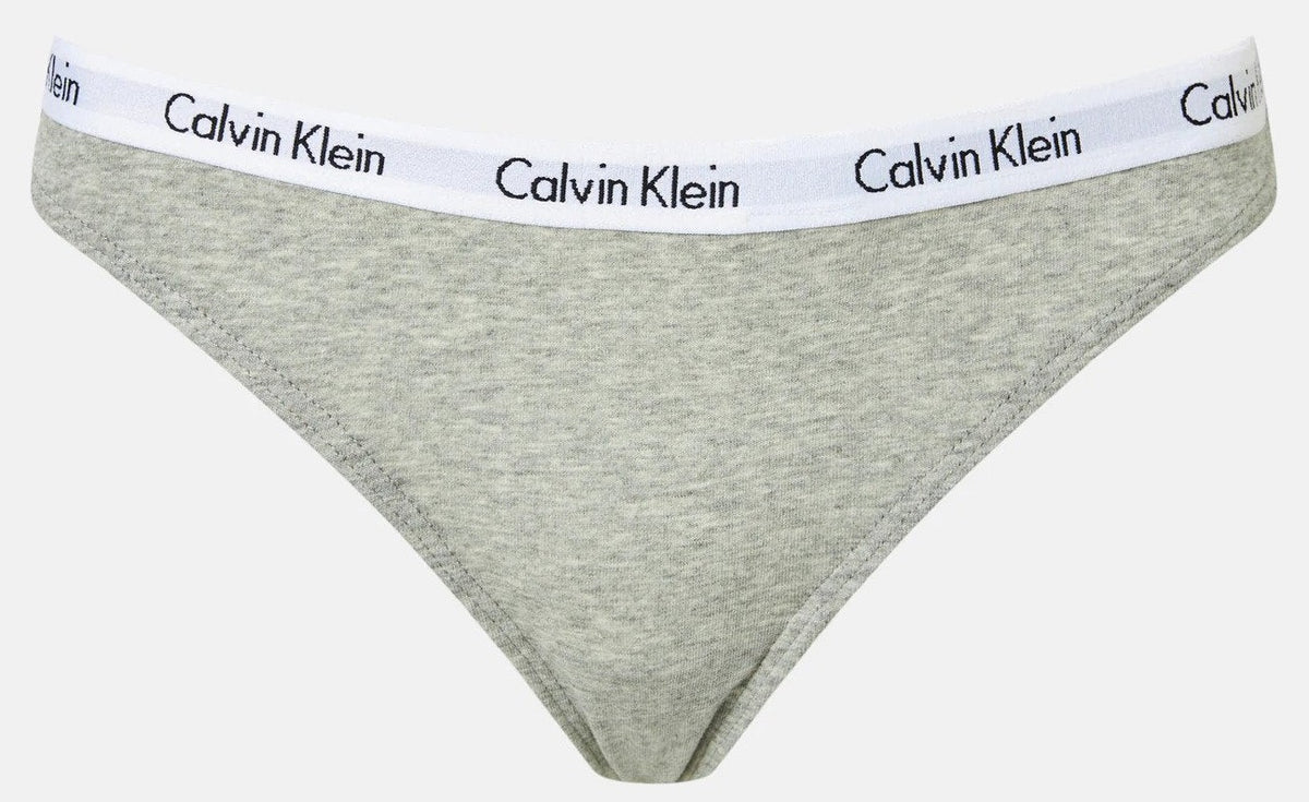 Calvin Klein Women's Carousel Thong 5-Pack - Black/Nymph's Thigh/Tawny Port/Grey Heather/Confetti
