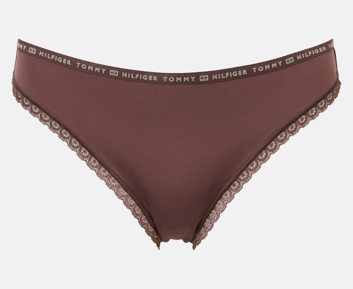 Tommy Hilfiger Women's Lace Bikini Briefs 3-Pack - Brown/Multi