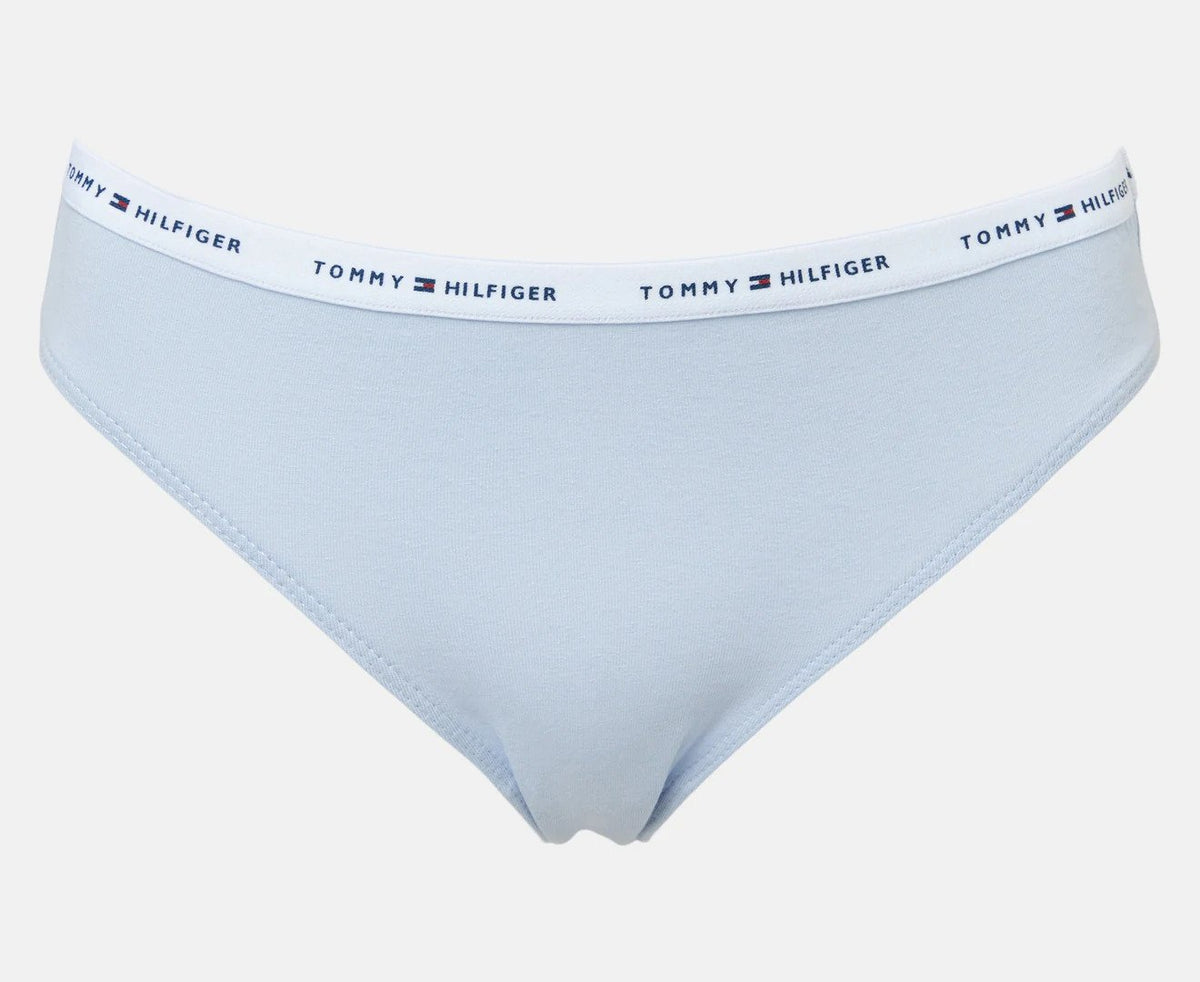 Tommy Hilfiger Women's Cotton Bikini Briefs 3-Pack - Pink/Grey/Light Blue