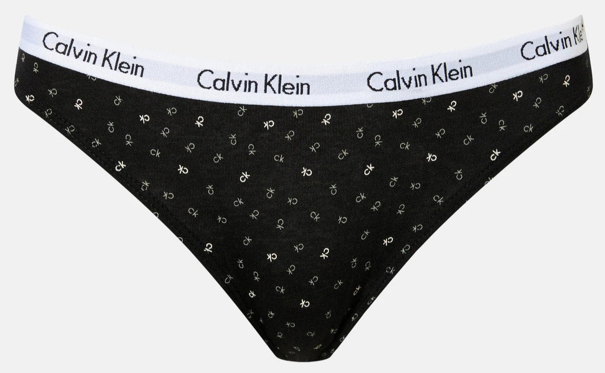 Calvin Klein Women's Carousel Thong 5-Pack - Black/Nymph's Thigh/Tawny Port/Grey Heather/Confetti