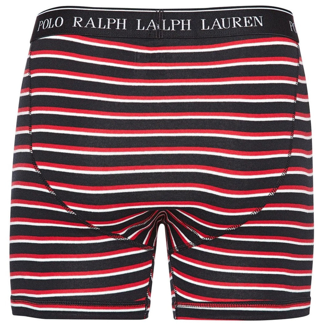 Polo Ralph Lauren Men's Boxer Brief 3-Pack - Black/Red/White