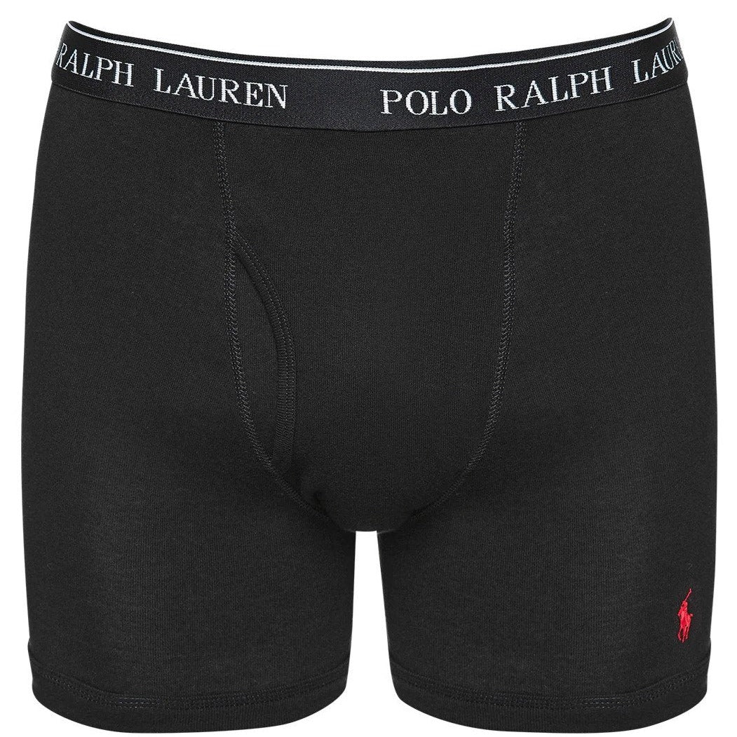 Polo Ralph Lauren Men's Boxer Brief 3-Pack - Black/Red/White