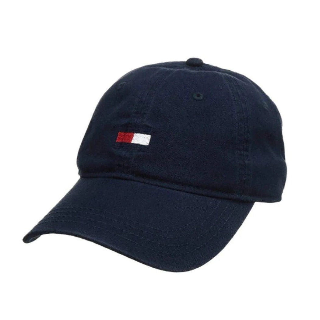 Tommy Hilfiger Men's Ardin Cotton Cap Hat/Adjustable Buckle Closure Sky Captain