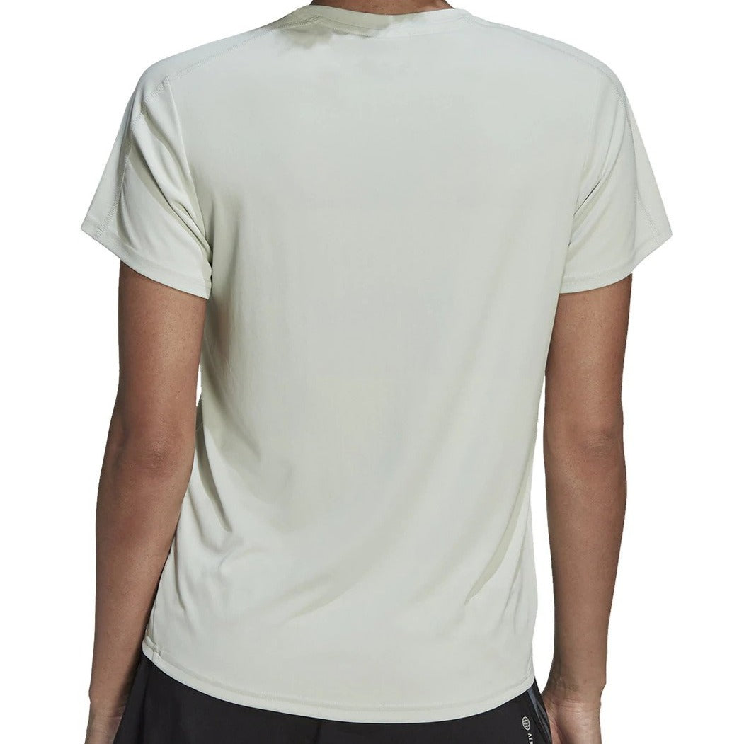 Adidas Women's Run It Running Tee / T-Shirt / Tshirt - Linen Green