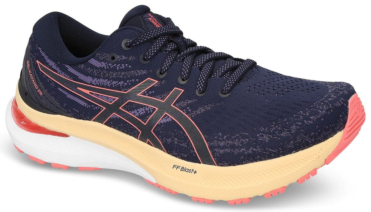 ASICS Women's GEL-Kayano 29 Running Shoes - Midnight/Papaya