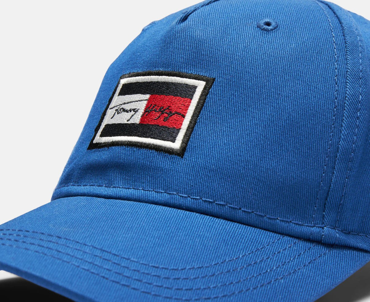 Tommy Hilfiger Signature Flag Cap - Bedrock Blue