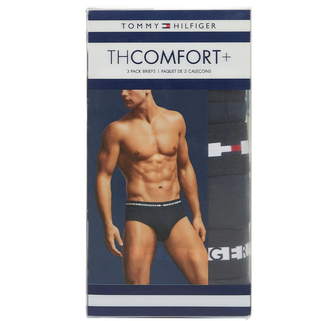 Tommy Hilfiger Men's TH Comfort+ Briefs 3-Pack - Dark Navy