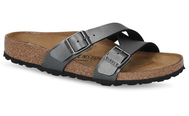 Birkenstock Women's Yao Balance II Narrow Fit Sandals - Metallic Black