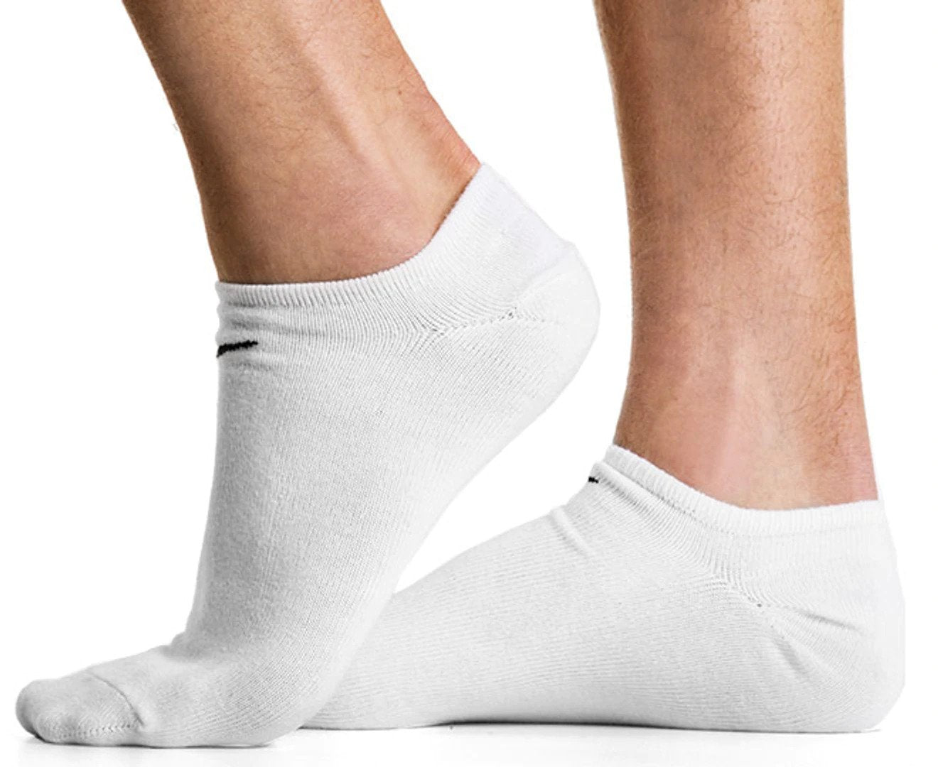 Nike Adult No-Show Socks 3-Pack - White