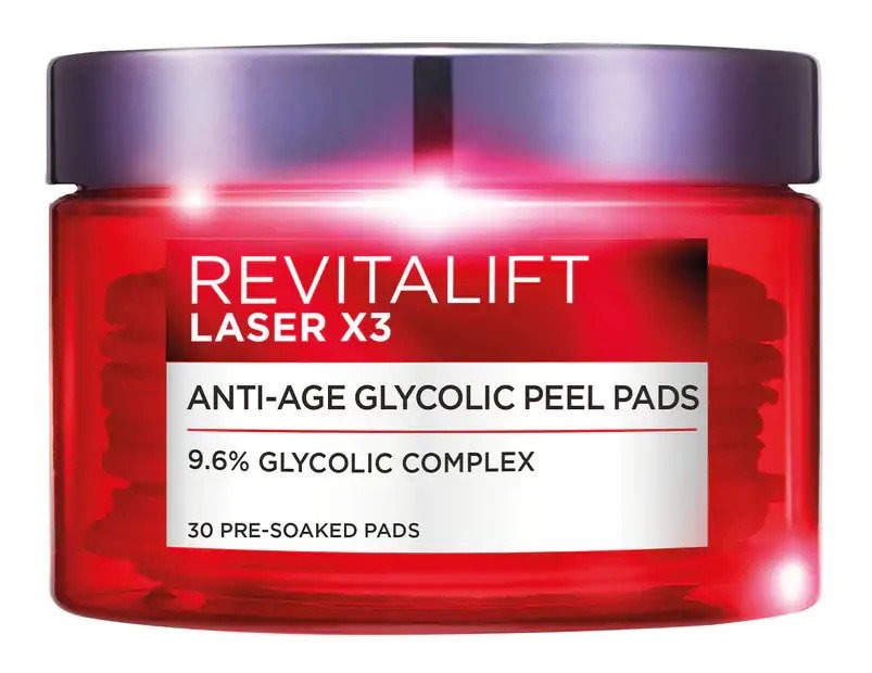 L'Oréal Revitalift Laser Renew Anti-Ageing Glycolic Peel Pads 30pk