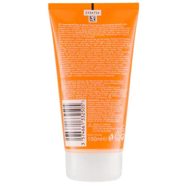Neutrogena Clear & Defend Facial Scrub 150mL