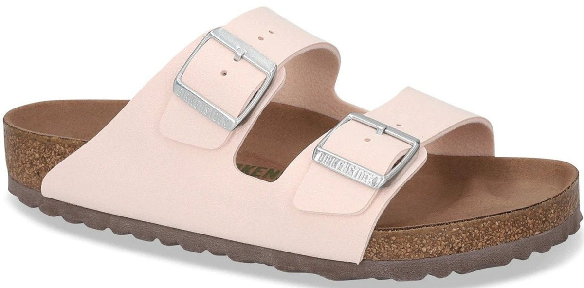 Birkenstock Unisex Arizona Vegan Regular Fit Sandals - Light Rose