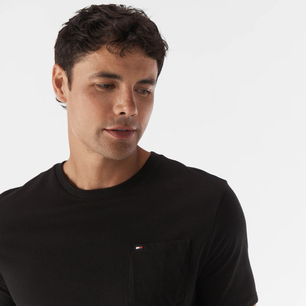 Tommy Hilfiger Men's Short Sleeve Crew Tee / T-Shirt / Tshirt - Dark Sable