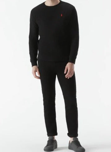 Polo Ralph Lauren Men's Classics Long Sleeve Tee / T-Shirt / Tshirt - Polo Black