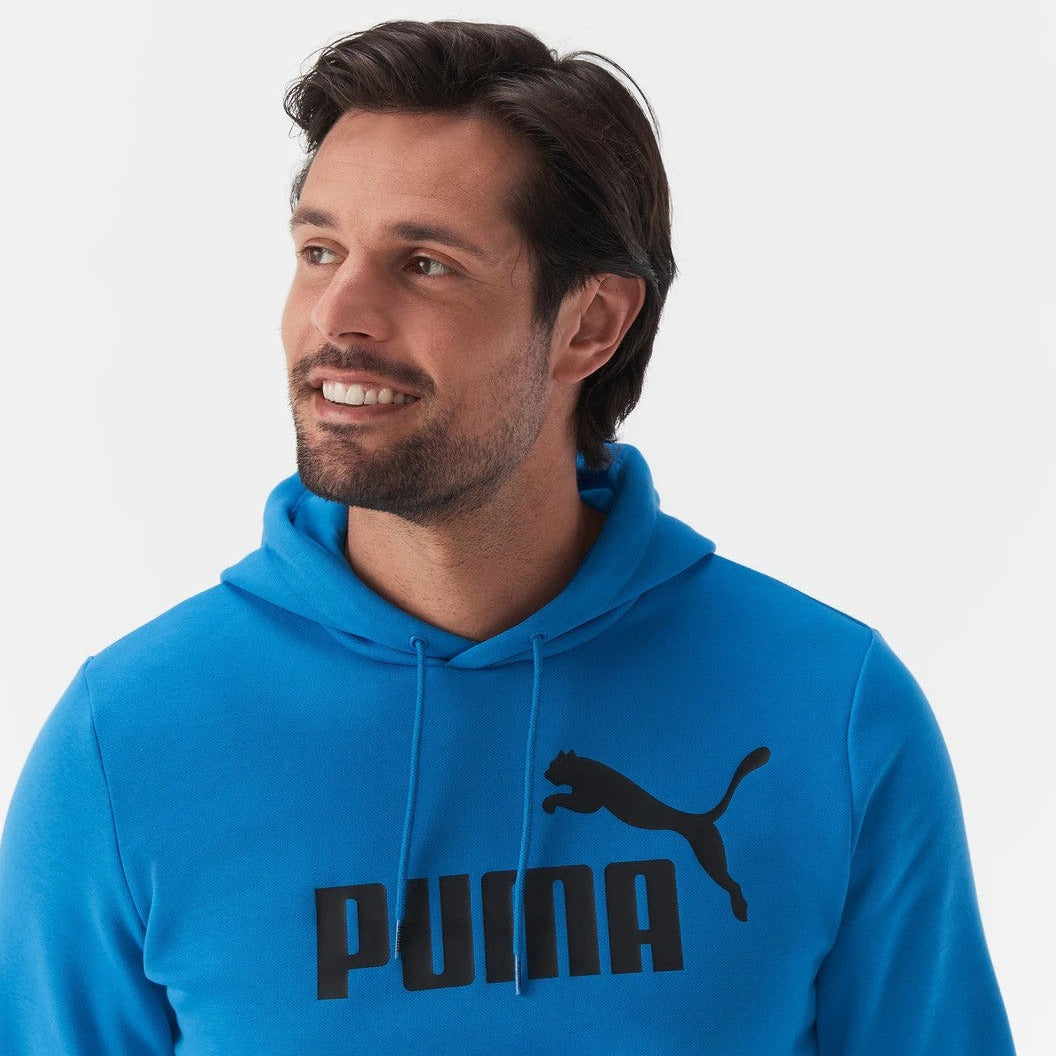 Puma Men's Essentials Big Logo Hoodie - Racing Blue