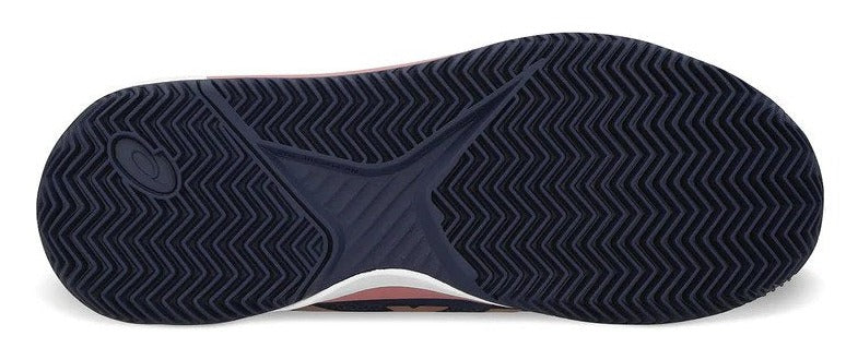 ASICS Women's GEL-Resolution 8 Clay Tennis Shoes - Peacoat/Rose Gold