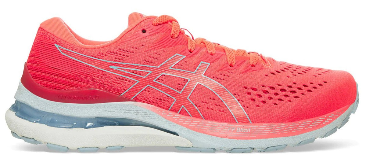 ASICS Women's GEL-Kayano 28 Running Shoes - Blazing Coral/Mist