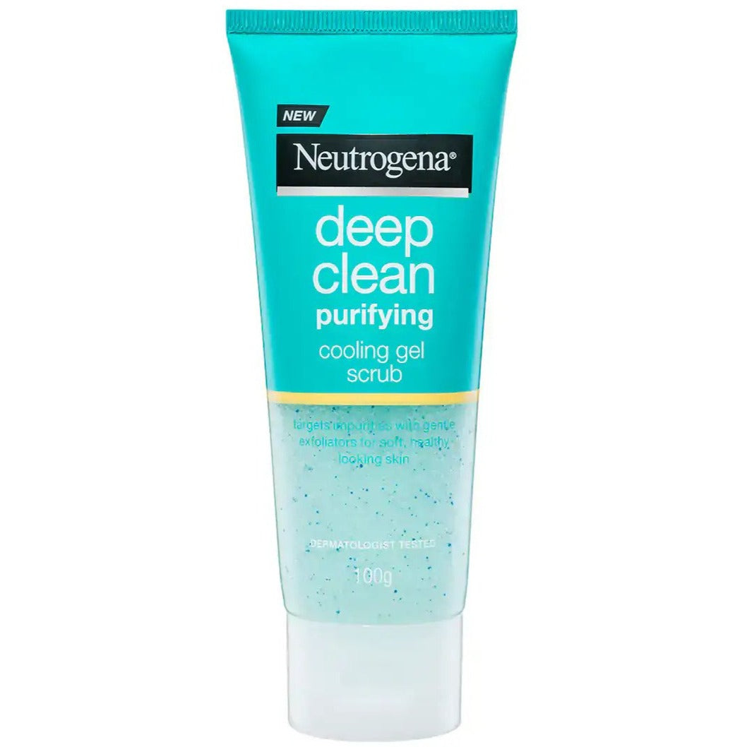 Neutrogena Deep Clean Purifying Cooling Gel Facial Scrub 100mL