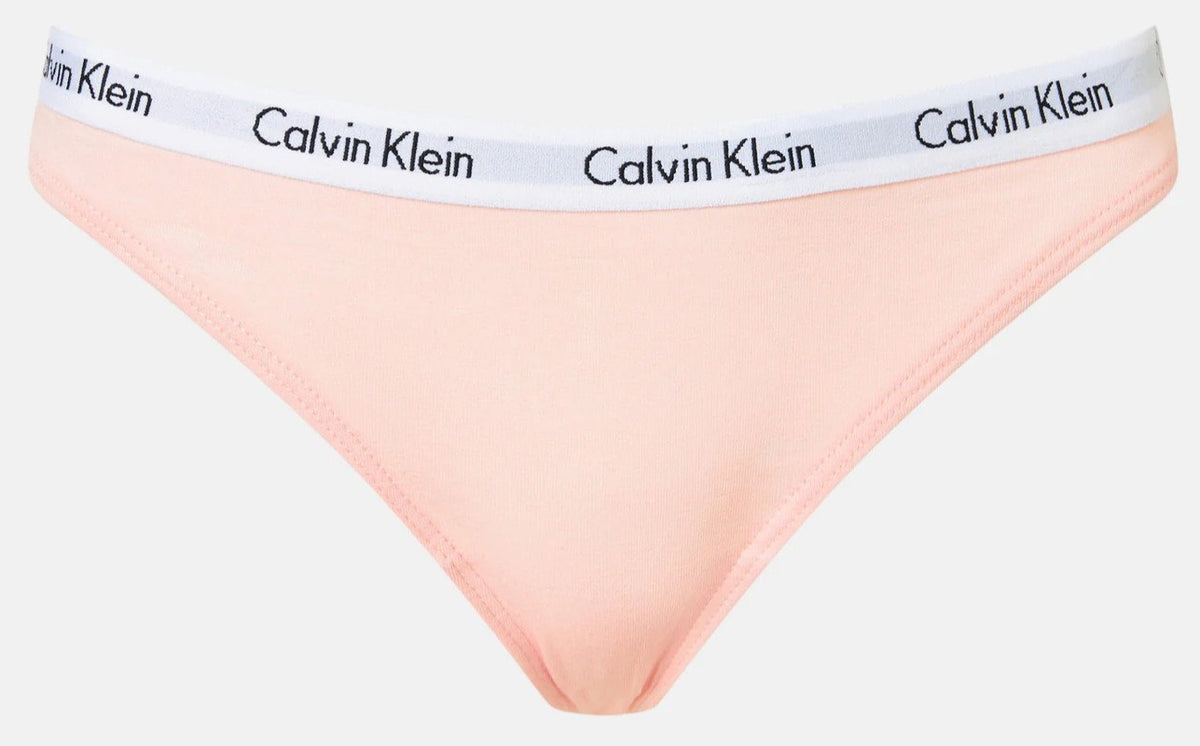Calvin Klein Women's Carousel Thong 5-Pack - Black/Nymph's Thigh/Tawny Port/Grey Heather/Confetti
