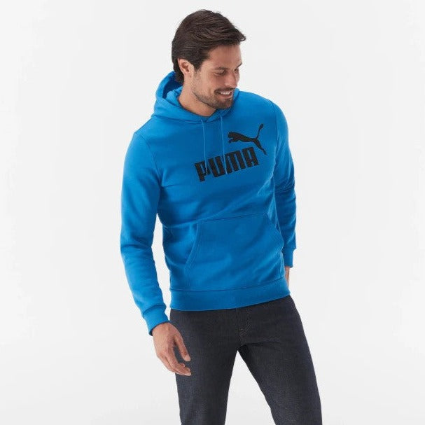 Puma Men's Essentials Big Logo Hoodie - Racing Blue