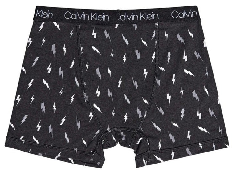 Calvin Klein Boys' Cotton Stretch Boxer Briefs 4-Pack - Lightning