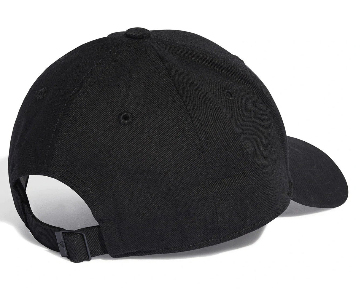 Adidas Cotton Twill Baseball Cap - Black/White