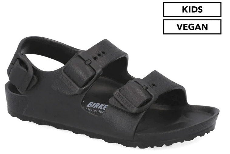 Birkenstock Kids' Milano EVA Narrow Fit Sandals - Black