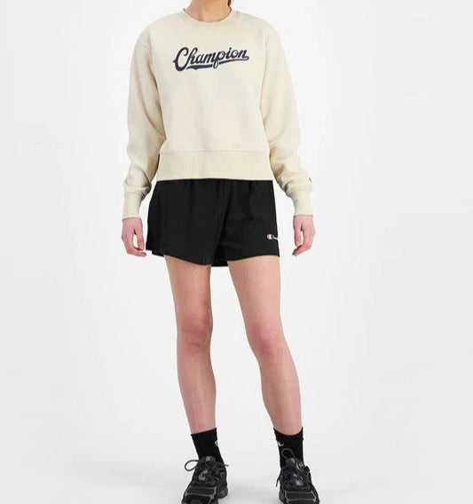 Champion Women's Sports Graphic Pullover Sweatshirt - Oat Milk Latte