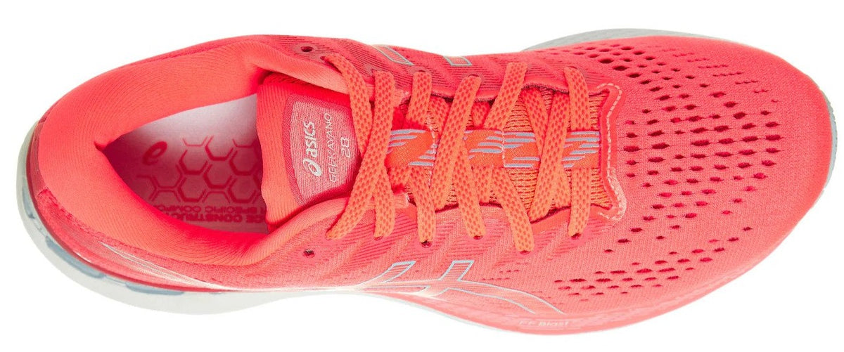 ASICS Women's GEL-Kayano 28 Running Shoes - Blazing Coral/Mist