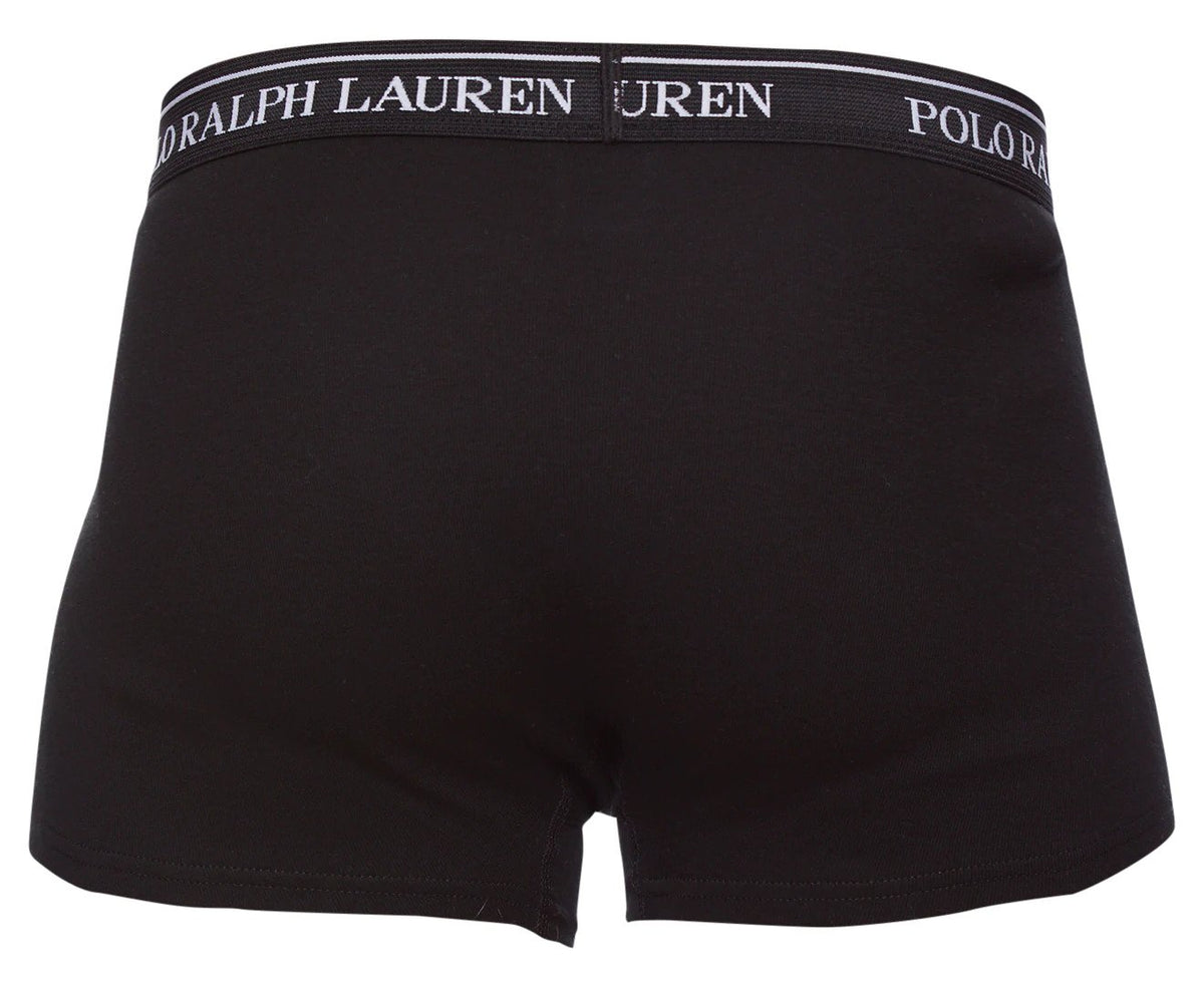 Polo Ralph Lauren Men's Classic Fit Cotton Trunk 3-Pack - Black