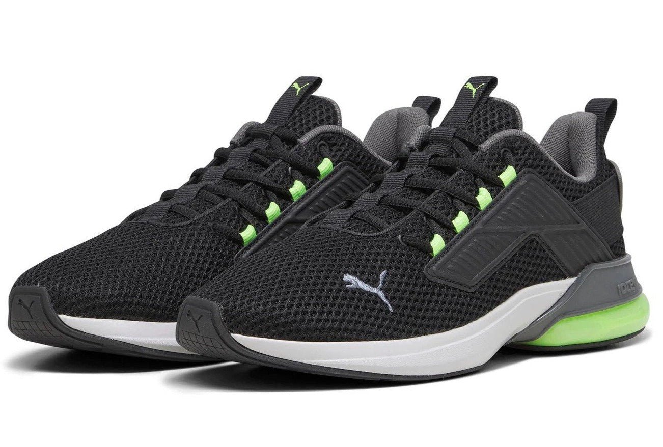 Puma Men's Cell Rapid Running Shoes - Black/Grey/Green