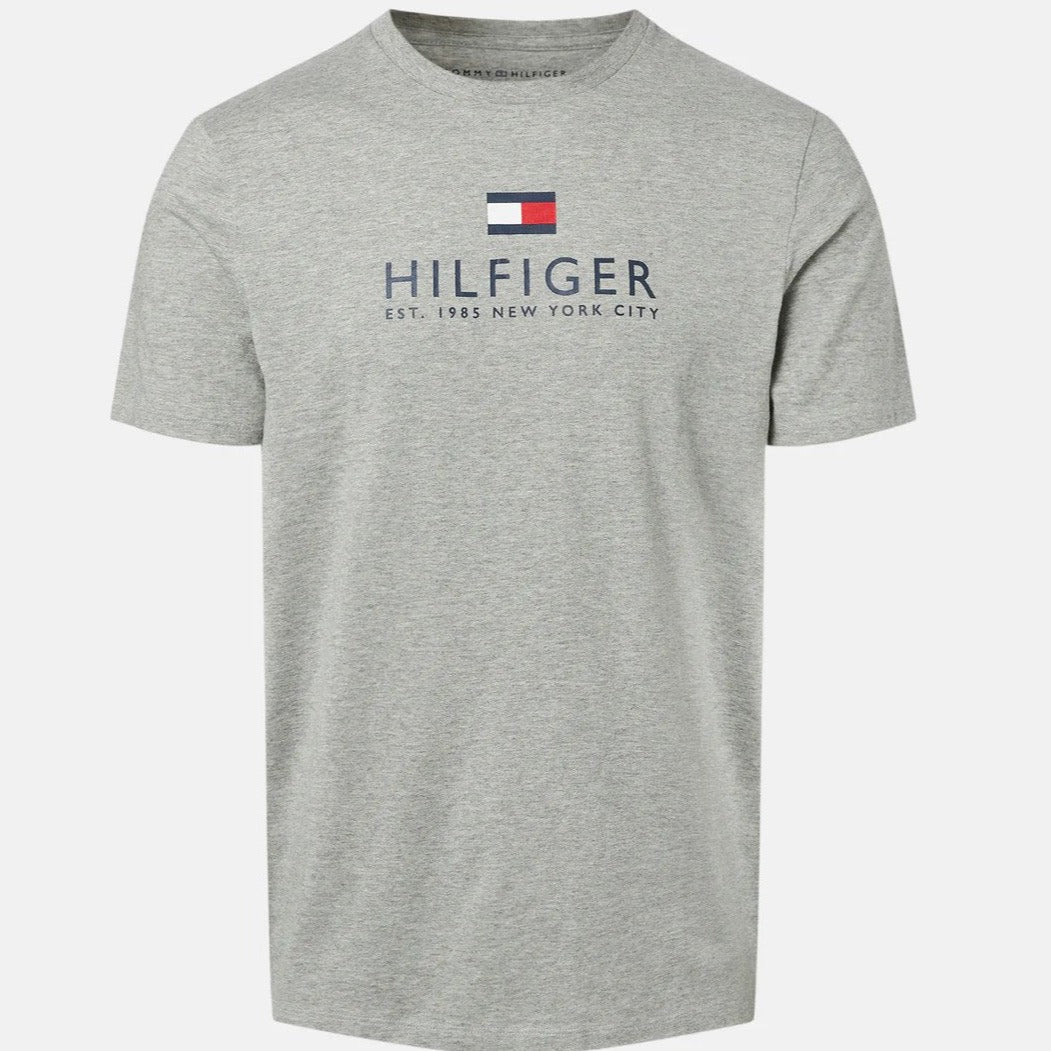 Tommy Hilfiger Men's Nathan Tee / T-Shirt / Tshirt - Grey Heather