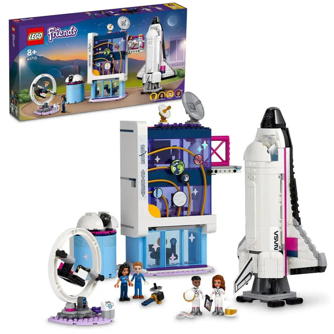 Lego Friends Olivia’s Space Academy Shuttle Rocket For Kids 8+ Years Old With Astronaut Mini Dolls 41713