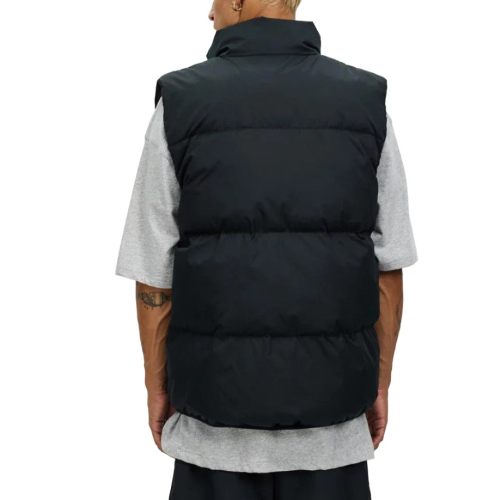 Nike Mens Club Puffer Vest - Black & White