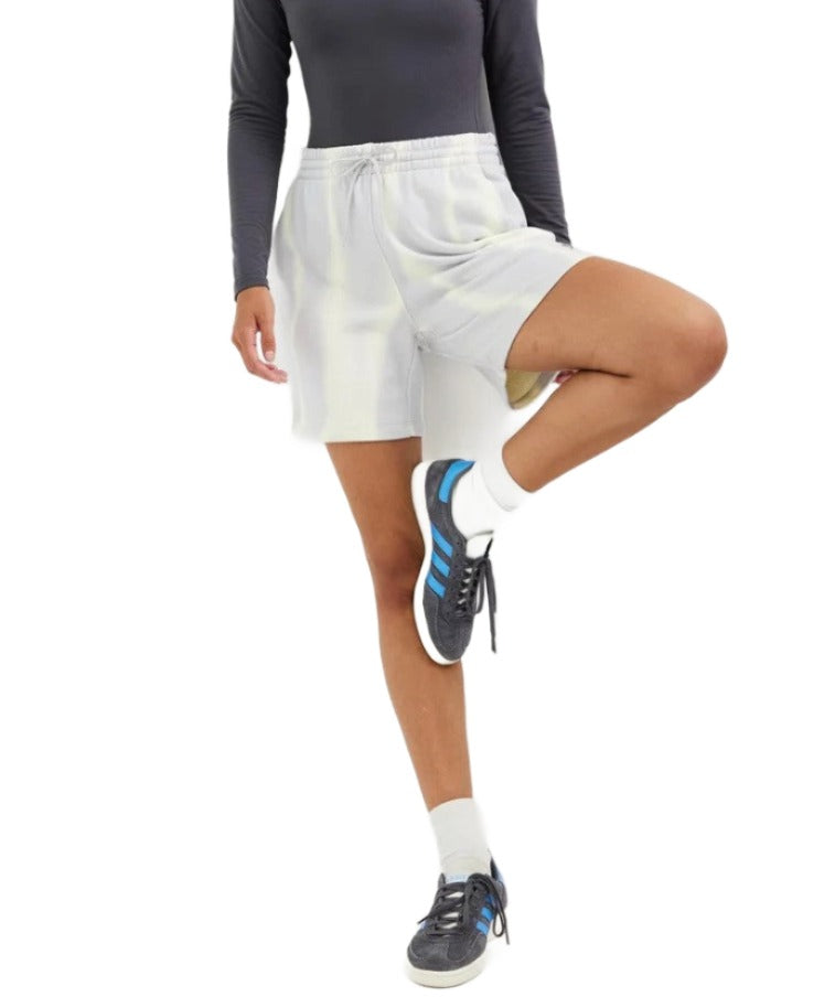 Adidas Original Womens Dye Allover Print Sweat Shorts - Grey One