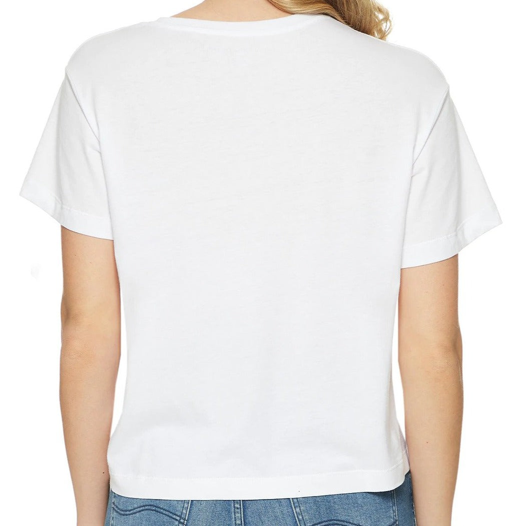Calvin Klein Jeans Women's Master Jeans Boyfriend Tee / T-Shirt / Tshirt - White