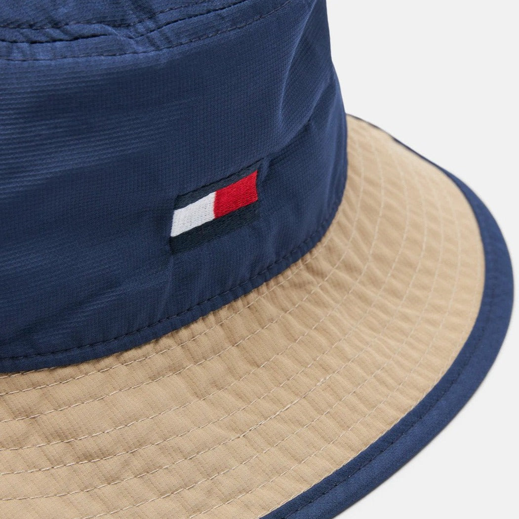 Tommy Hilfiger Larry Bucket Hat - Ice Captain/Stone