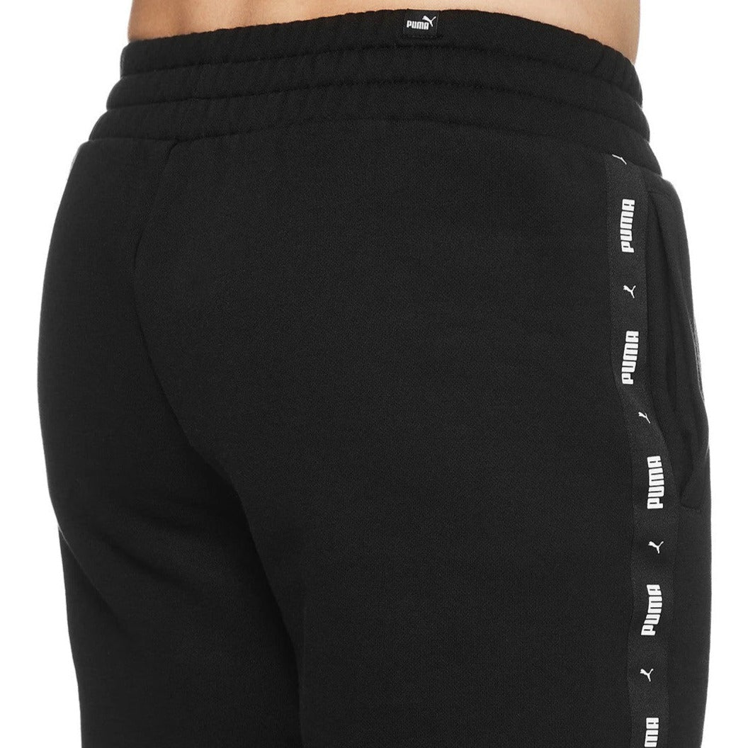 Puma Men's Essentials+ Tape Sweatpants / Tracksuit Pants - Puma Black