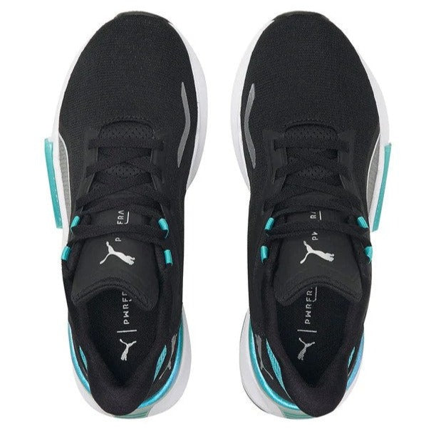 Puma Women's PWRFrame Stardust Training Shoes - Black/Metallic Silver/Porcelain
