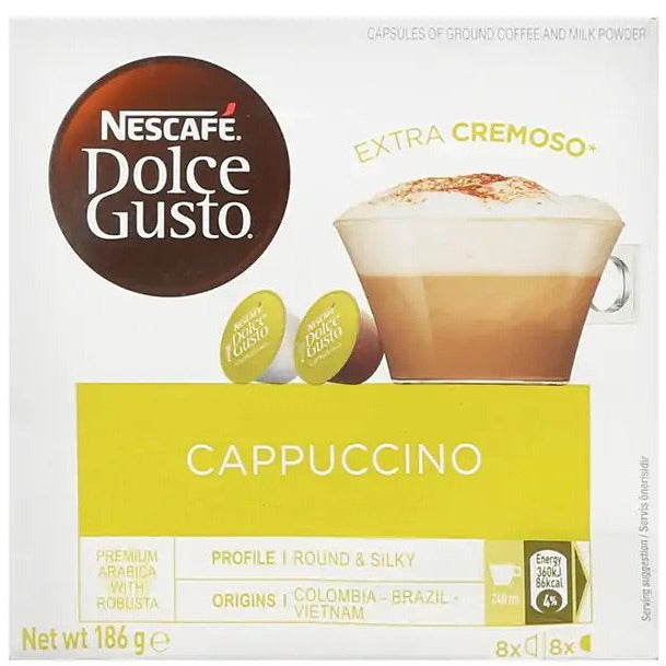 3 x 16pk Nescafé Dolce Gusto Cappuccino Coffee Capsules
