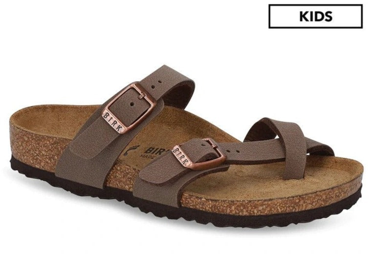 Birkenstock Kids' Mayari Narrow Fit Sandals - Mocha