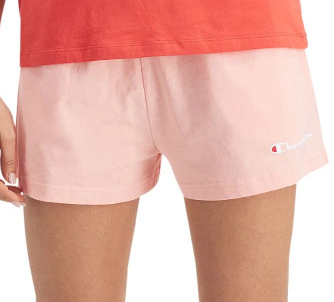 Champion Women's Script Jersey Shorts - Peach Schnapps