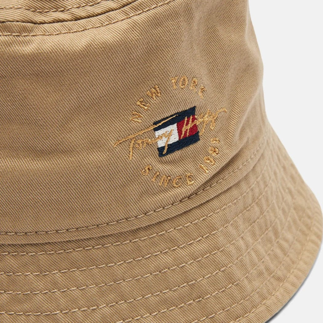 Tommy Hilfiger Roundel Bucket Hat - Dark Beige