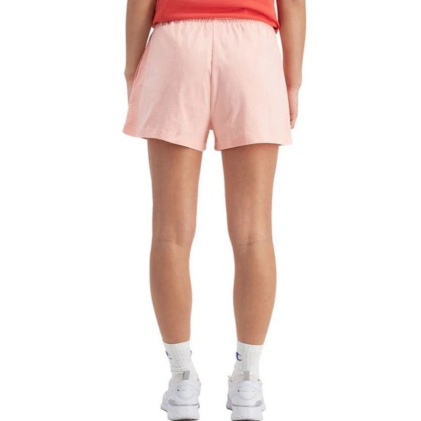Champion Women's Script Jersey Shorts - Peach Schnapps