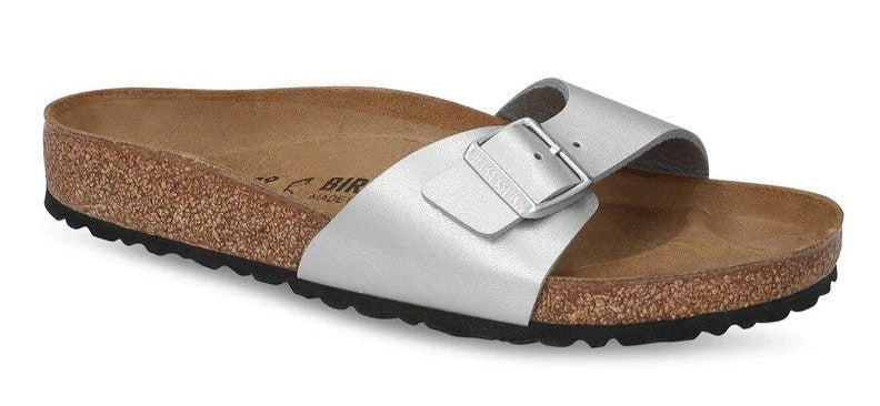 Birkenstock Unisex Madrid Regular Fit Sandals - Silver